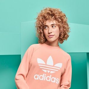 Adidas Dust Pink Trefoil Crewneck Sweatshirt